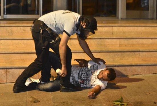 Taksim'den gece görüntüleri