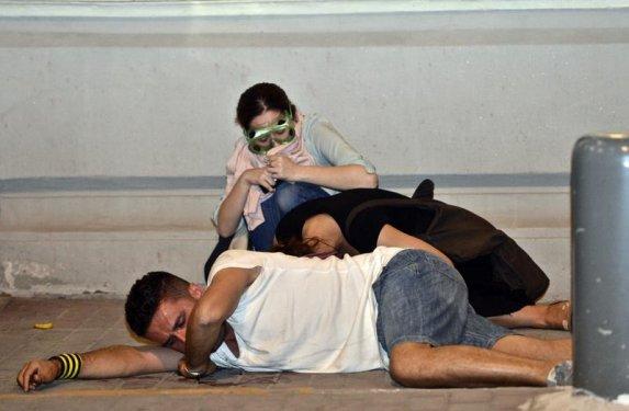 Taksim'den gece görüntüleri