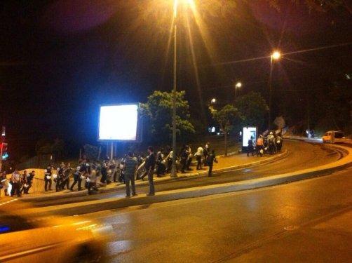 Taksim'den gece görüntüleri