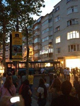 Taksim'den gece görüntüleri
