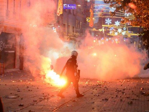 Taksim'den gece görüntüleri