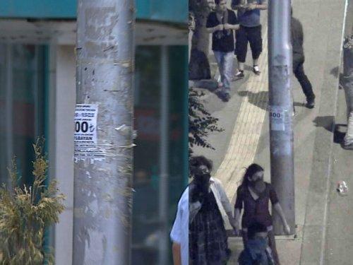 Bayrak yakma eyleminin karşılaştırmalı fotoğrafları