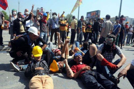 Polis Taksim'e girdi 