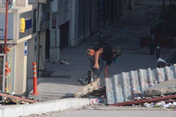 Polis Taksim'e girdi 