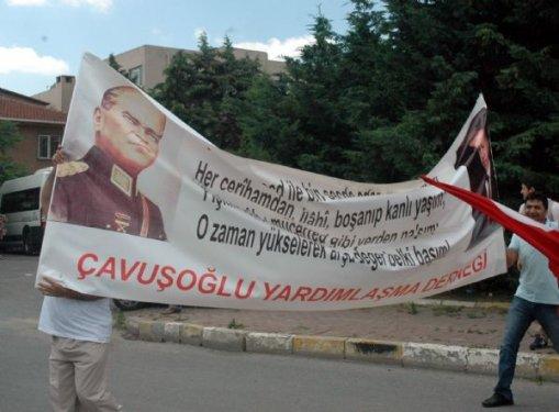 AK Partililer ile eylemcilerin slogan yarışı  - Resim 10