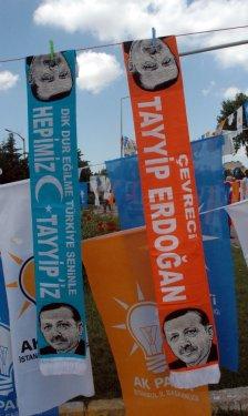 AK Partililer ile eylemcilerin slogan yarışı  - Resim 11