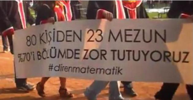 ODTÜ mezuniyet töreninden kötü espirili pankartlar
