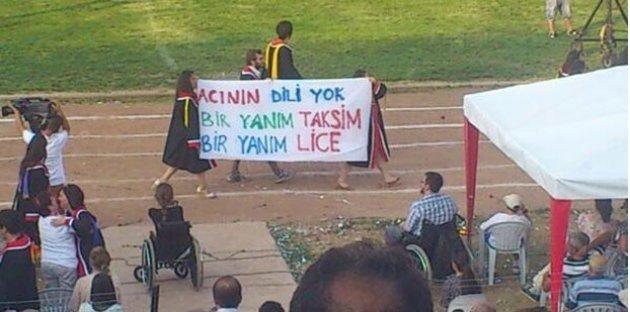 ODTÜ mezuniyet töreninden kötü espirili pankartlar