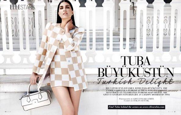 Tuba Büyüküstün Elle Arabia dergisi çekimleri