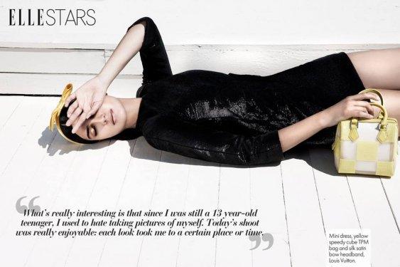 Tuba Büyüküstün Elle Arabia dergisi çekimleri