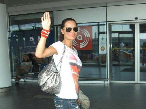 Ebru Şallı tatile çıktı