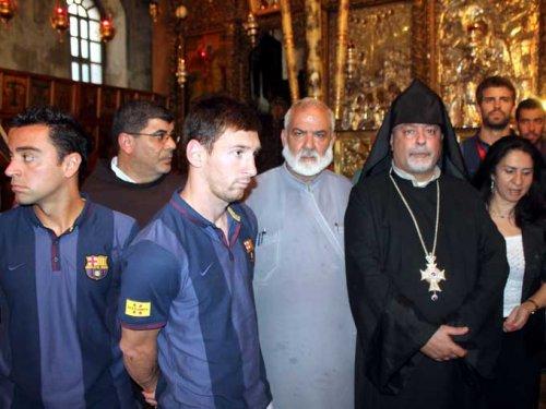 Messi kipa takıp dua etti