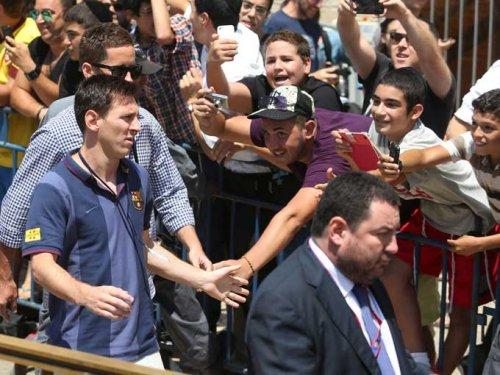 Messi kipa takıp dua etti