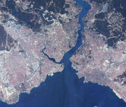 İşte uzaydan bakınca 3. köprü!