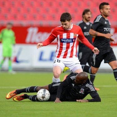 Tromsö - Beşiktaş maçından kareler