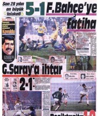 Unutulmaz spor manşetleri