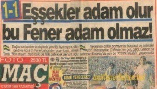 Unutulmaz spor manşetleri