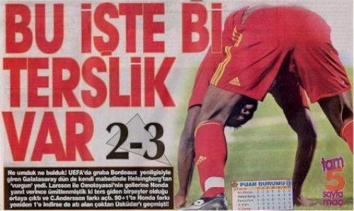 Unutulmaz spor manşetleri