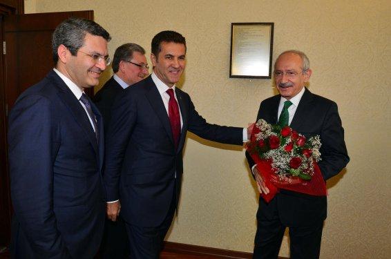 Kılıçdaroğlu Sarıgül'ü makamında ağırladı