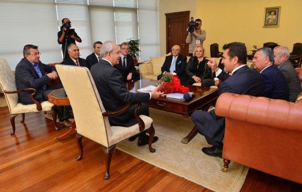 Kılıçdaroğlu Sarıgül'ü makamında ağırladı