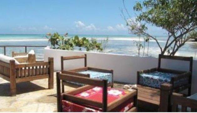 Okyanus ortasında ada restoran