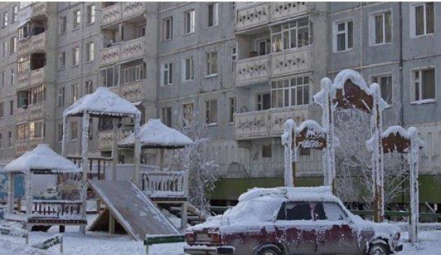 Dünyanın en soğuk köyü Oymyakon 