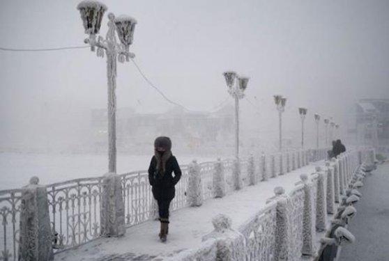 Dünyanın en soğuk köyü Oymyakon 