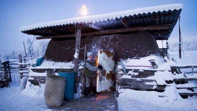 Dünyanın en soğuk köyü Oymyakon 
