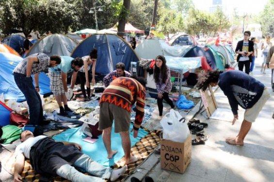 Taksim Gezi Parkı'ndan kareler - Resim 12