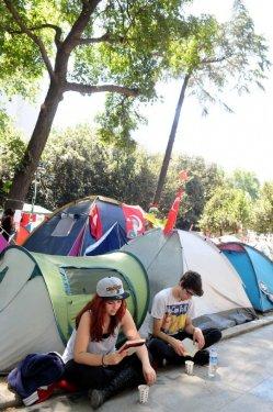 Taksim Gezi Parkı'ndan kareler - Resim 8