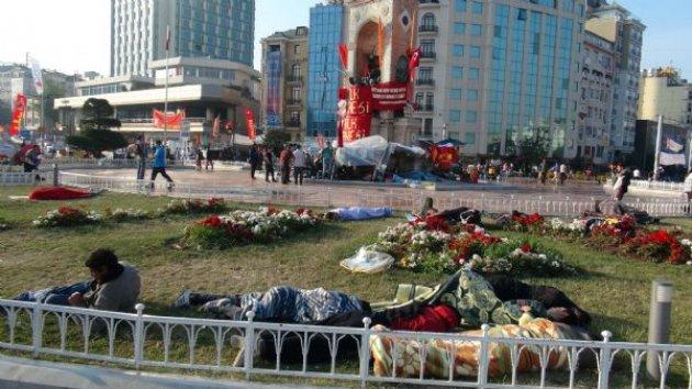 Taksim Gezi Parkı'ndan kareler - Resim 42