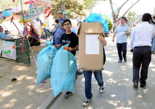 Taksim Gezi Parkı'ndan kareler - Resim 15