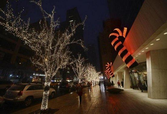 Yılbaşını sokaklarda ki ışıklar karşılayacak