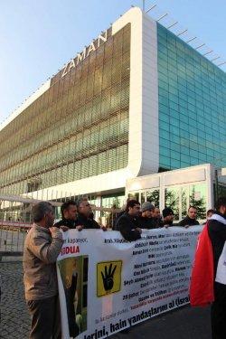 Zaman gazetesine para makinesiyle protesto - Resim 4