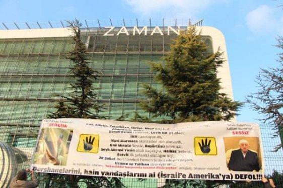 Zaman gazetesine para makinesiyle protesto - Resim 6