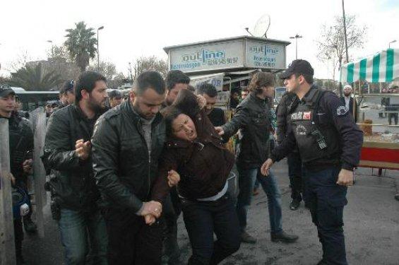 DHKP-C gözaltılarını protesto etmek isteyenlere müdahale