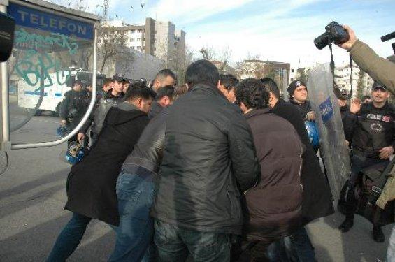 DHKP-C gözaltılarını protesto etmek isteyenlere müdahale