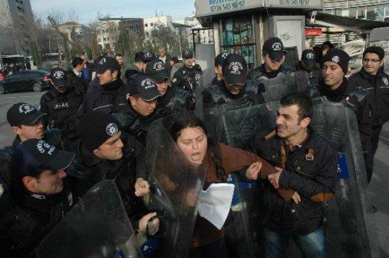DHKP-C gözaltılarını protesto etmek isteyenlere müdahale