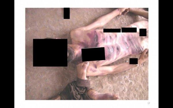 Suriye'deki savaş suçuna ilişkin ilk görüntüler - +18