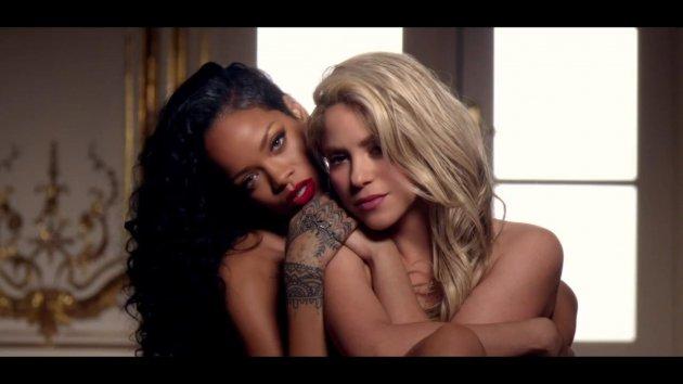 Shakira ve Rihanna'dan klip görüntüleri 