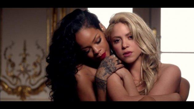 Shakira ve Rihanna'dan klip görüntüleri 