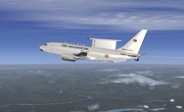 TSK'nın havadan ihbar ve kontrol uçağı Barış Kartalı
