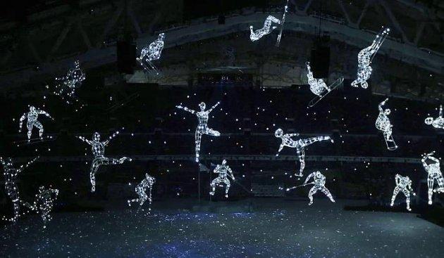 Soçi 2014 kış olimpiyatları açılış töreninden  görüntüler 