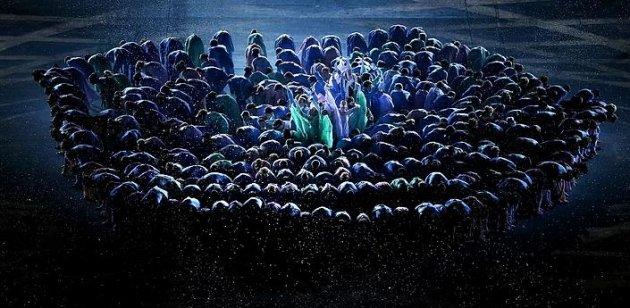 Soçi 2014 kış olimpiyatları açılış töreninden  görüntüler 