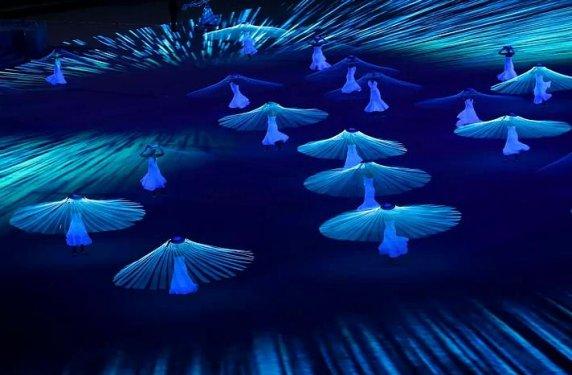 Soçi 2014 kış olimpiyatları açılış töreninden  görüntüler 