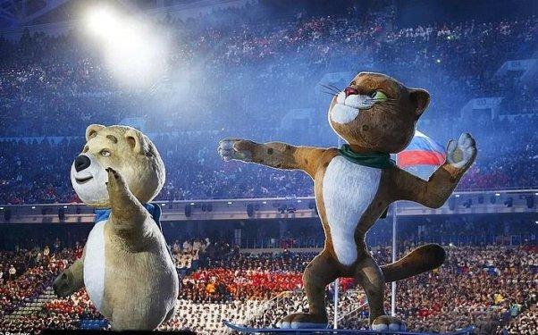 Soçi 2014 kış olimpiyatları açılış töreninden  görüntüler 