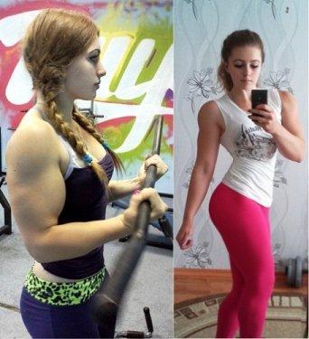 Valeria Lukyanova birçok erkeği kıskandıracak kaslara sahip