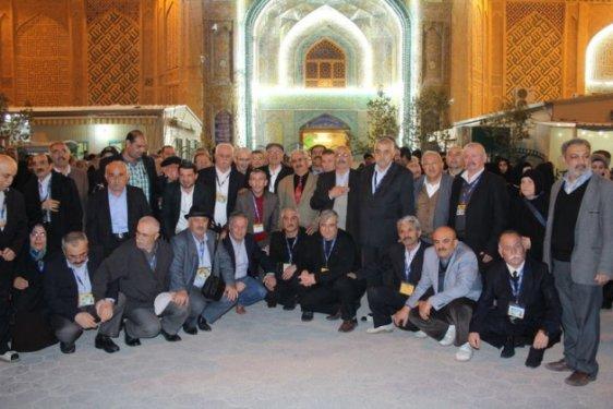 Alevi dedelerinin Kufe Mescidi ziyaretinden görüntüler