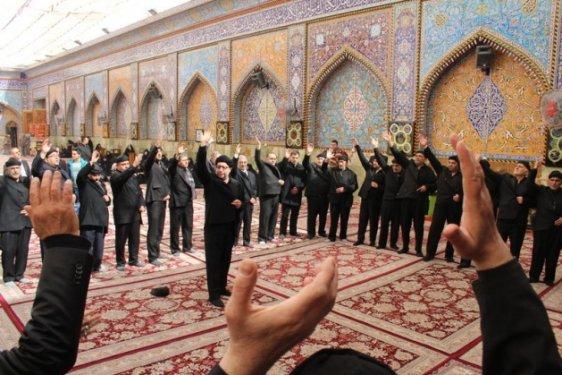 Alevi dedelerinin Kufe Mescidi ziyaretinden görüntüler