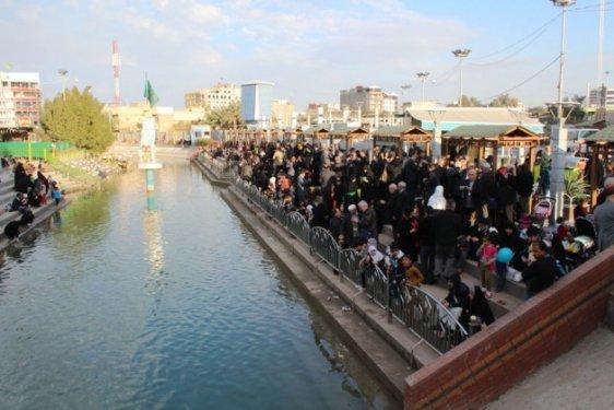 Alevi dedelerinin Kufe Mescidi ziyaretinden görüntüler